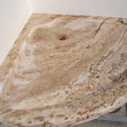 Bagno in pietra marmo e granito su misura
